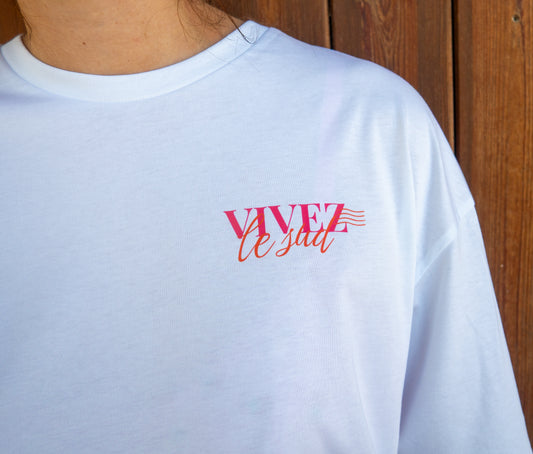 T-shirt oversize bateau “Vivez le Sud”