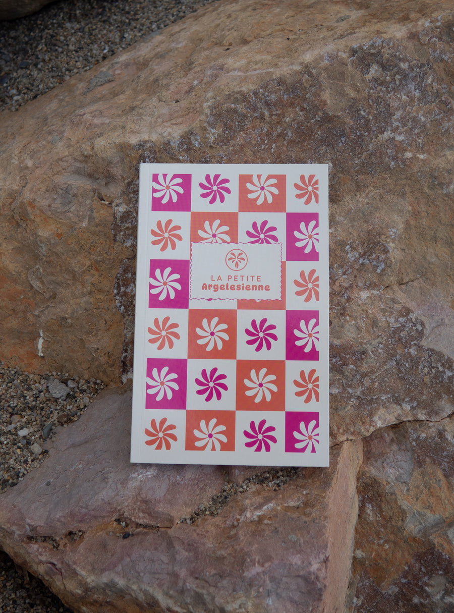 Carnet A5 fleurs méditerranéennes “Vivez le Sud”
