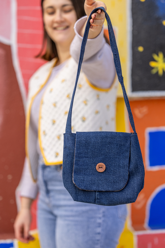 Sac bandoulière en jean