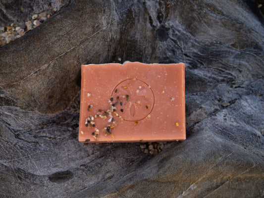 Savon naturel bio orange & lavandin – savon solide artisanal doux pour la peau