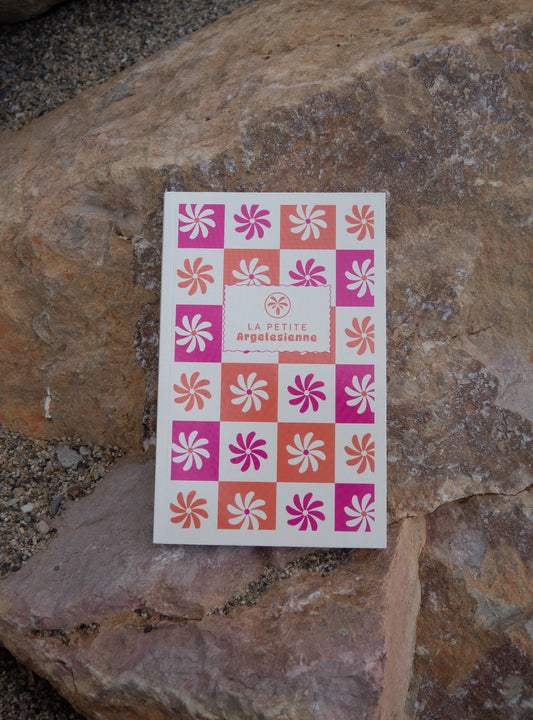 Carnet A5 fleurs méditerranéennes “Vivez le Sud”
